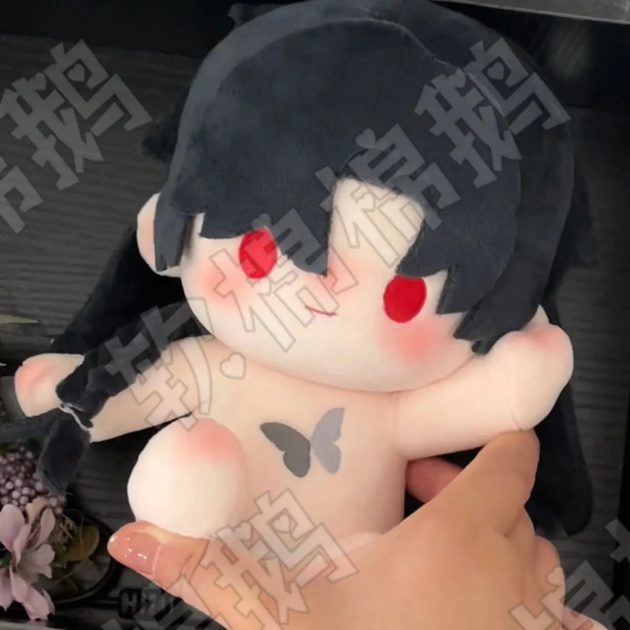 Carino Anime Tian Guan Ci Fu Xie Lian Hua cheng 20 CM Seduta Figura Peluche di Cotone Corpo della Bambola Vestire Peluche Cuscino Giocattoli Regalo