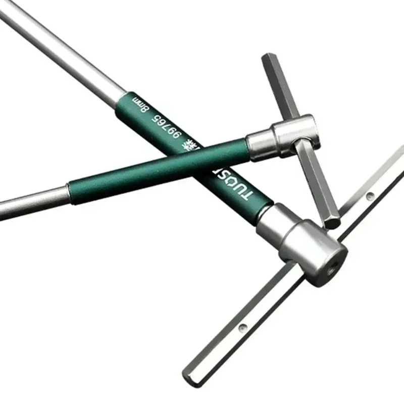 TUOSEN Torx Screwdriver Set T-Handle Hex Wrench Kit 7 Sizes 2.5-10mm Extended T-Socket view 6