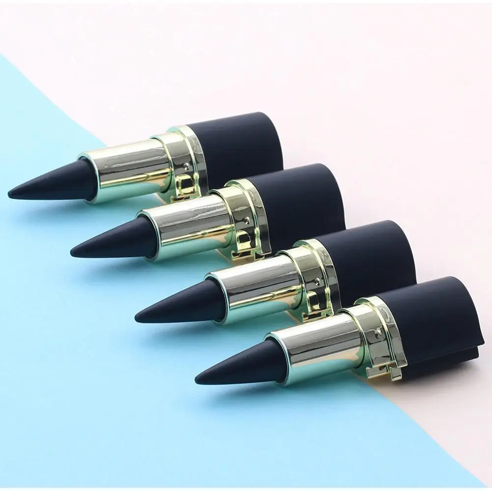 Wasserdichter Eyeliner Bleistift schnell trocknender matter Eyeliner Gel Liner dauerhaft rauchig dick glatt langes Auge kosmetischer Feststoff