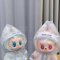 Collection Of Raincoats For Labubu Doll Clothes Exquisite Design Trendy Outfit Matching Rain Boots gift