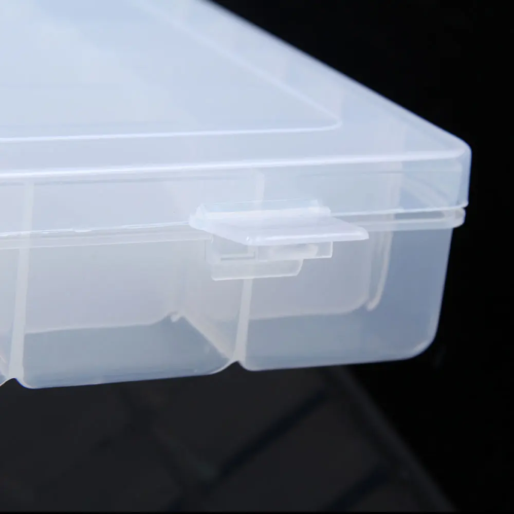 36 Grid Storage Container Transparent Plastic Storage Box Multi-function Portable Eco-friendly Practical Nail Art Accessories