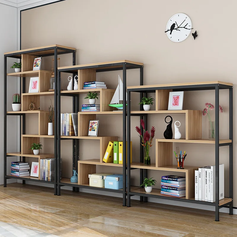 Modern simple bookshelves, storage racks, living room partitions, screens, display cabinets, Bogu shelves, shelves, entrance