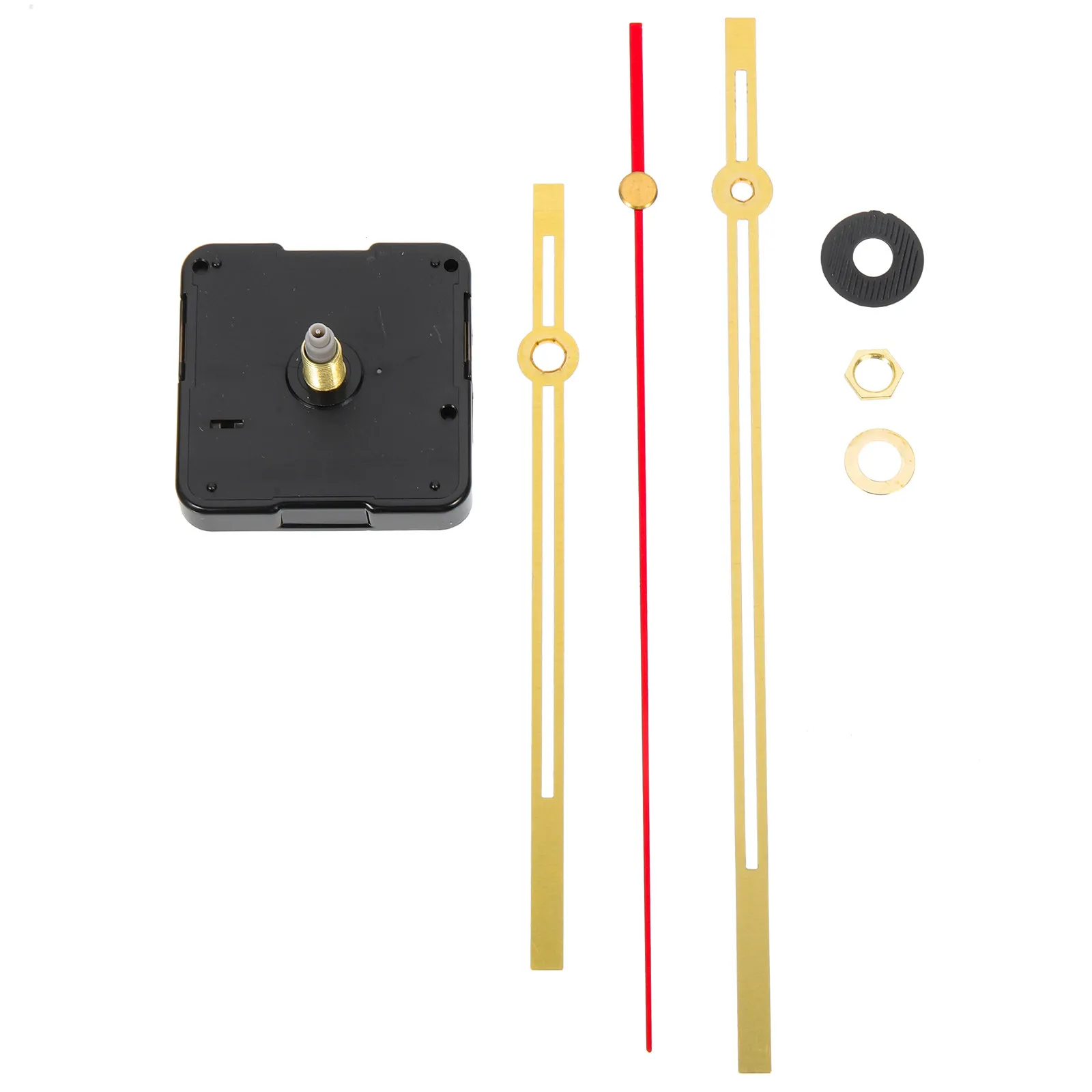 1Set Clock Movement Mute Wall Clock Mechanism DIY Repair Kit Silent Motor Replacement for Rimless