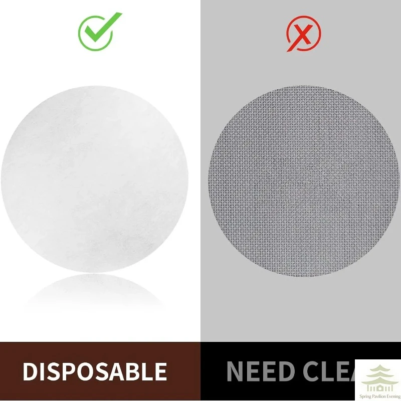 500 Pcs Coffee Paper Filter ，58 mm Unbleached Espresso Filter Puck Screen Portafilter Paper Compatible with Breville Barista, Mr view 4