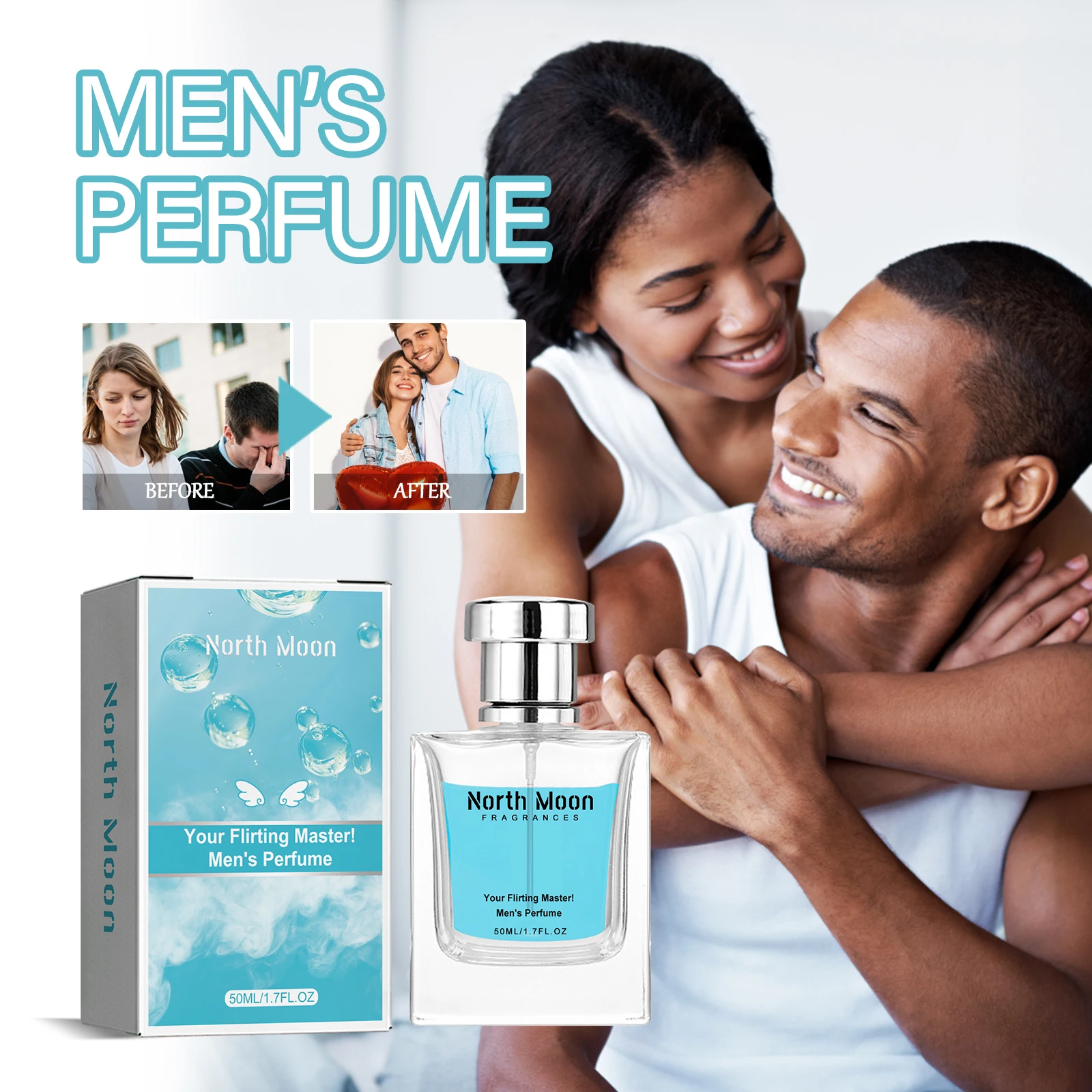 Men Perfume Pheromone Cologne Her Loss Raw Attraction & Confidence Long-lasting Irresistible Scent Spray Feromonas Perfume 50ml