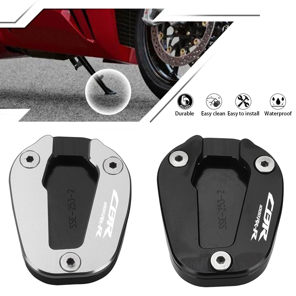 

For Honda CBR1000RR-R SP Kickstand Sidestand Stand Extension Enlarger Pad 2020 2021 2022 2023 2024 2025 CBR1000 RR-R Motorcycle