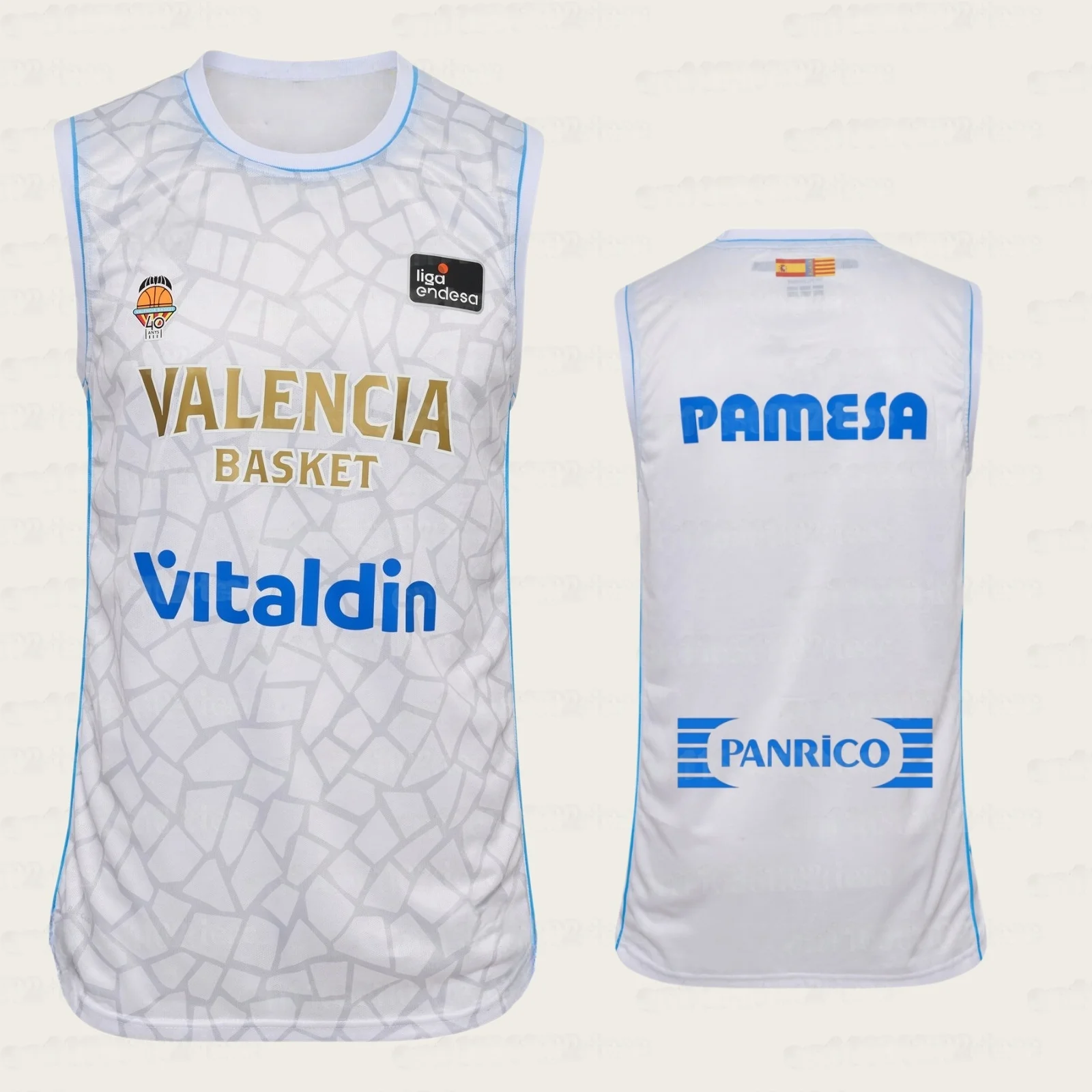 2026-2027 Valencia Basketball Fans Ärmelloses Weste Y2K Locker Atmungsaktiv Schnelltrocknend Dünnes Sport-Fan-Street-Home-Top – Detail 6