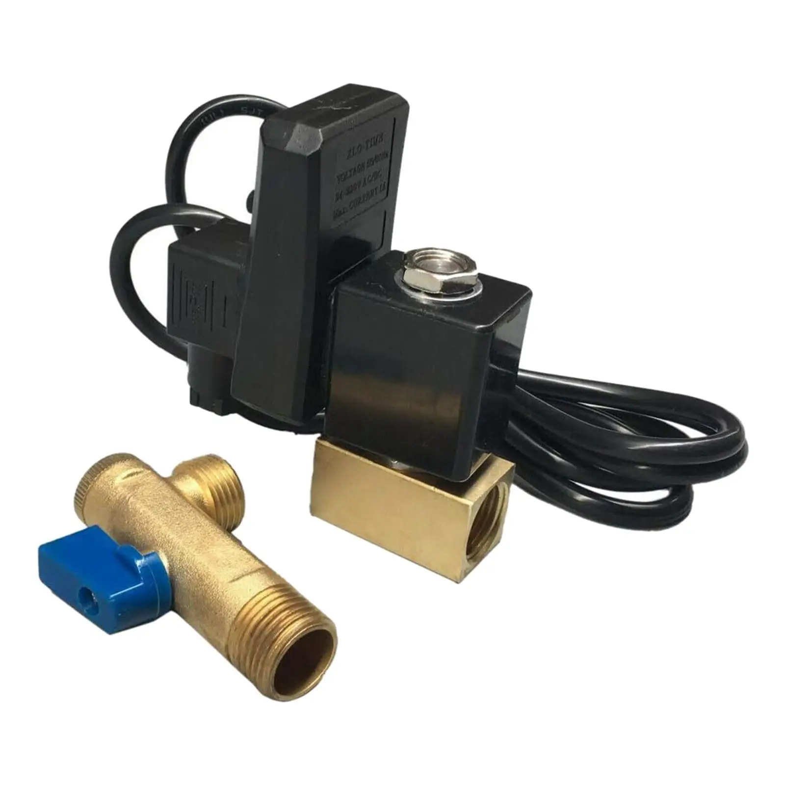 Air Compressor Auto Drain Valve Brass Adjustable Timed Discharge Easy Install Condensate Management for Single Stage Systems