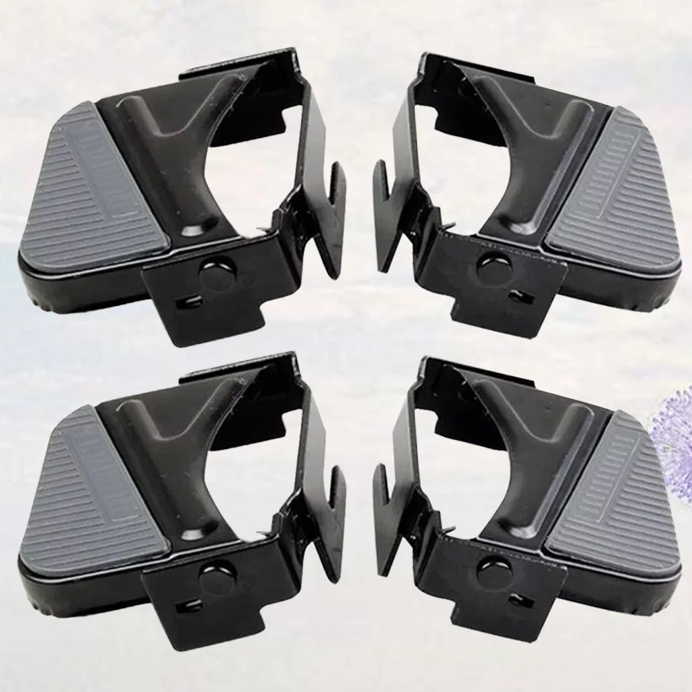 

2 set Carbon Steel Stunt Pedal Widened Strong Spring Anti-Slip Footpeg For Mountain Bike Bicycle Repair Riding Accessory Black