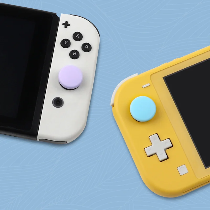 Silicone macio Thumbstick Grips Protector para Switch Joycon Joystick Caps Lite Oled Console Controller Cover Gamepad Acessórios
