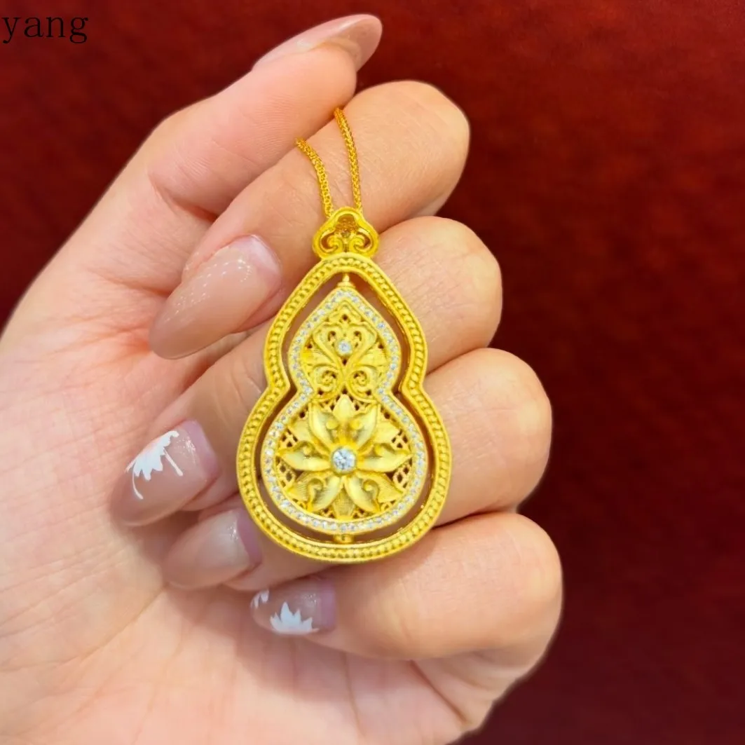 CX new double-sided rotating point diamond lotus Fulu large gourd Fulu chain set