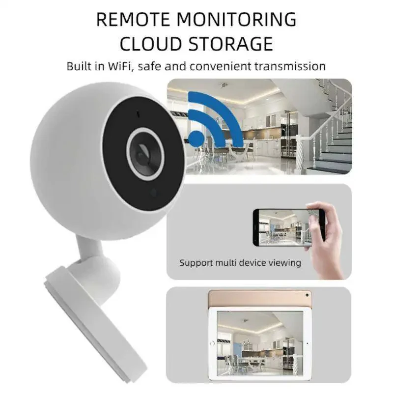 Wifi Hd Voice Recorder Motion Detection Indoor Home Surveillance Camcorders 2-way Audio Remote Monitoring Baby Monitor Camera