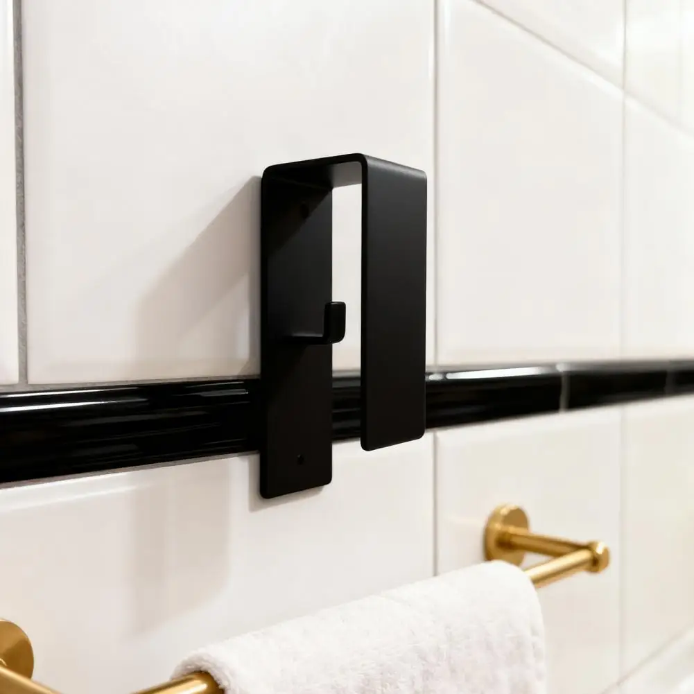 

Вешалка для полотенец из нержавеющей стали, современная подставка для полотенец, клейкие крючки для полотенец для ванной комнаты, кухни, офиса, гардероба