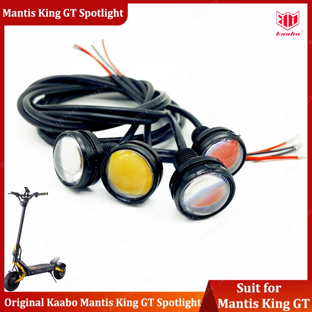 Original Kaabo Mantis King GT Spotlight Headlight Brake Light Turn Signal Spotlight Spare Part Official Kaabo Accessories