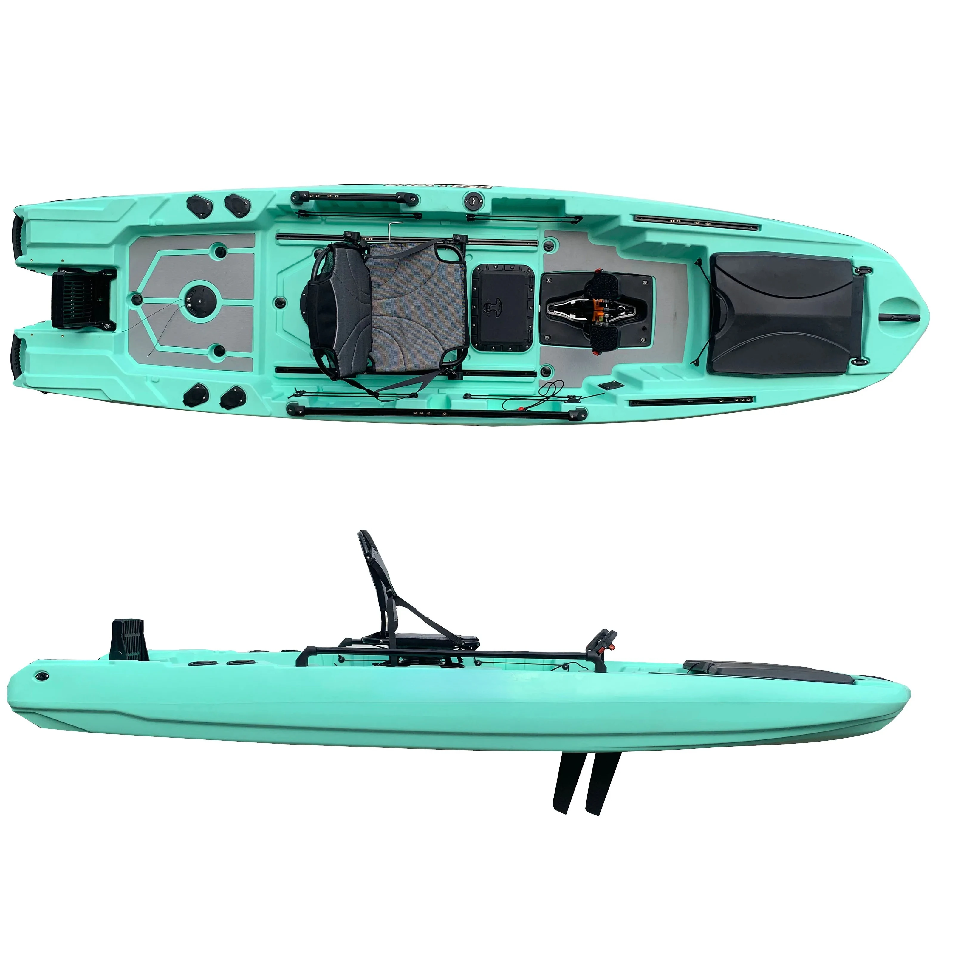 

Skiff 2023 Лучший 12-футовый новый дизайн, набор на верхней приманке, система соло-педального привода, рыболовное каноэ/каяка, каяк с электродвигателем