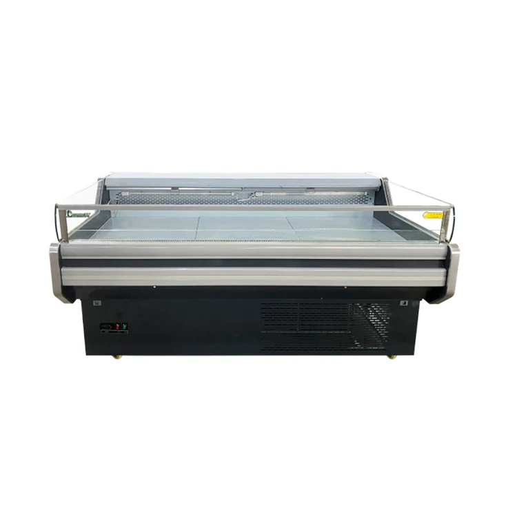 Supermarket Commercial Fresh Meat Display Refrigerator Single-Temperature Open Chiller for Refrigeration Equipment
