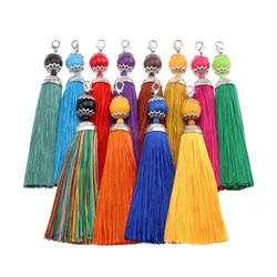 2Pcs Lobster Clasp Tassel Vertical Supple DIY Hat Clothing Package Key Chain Bag Findings Pendants Crafts Handmade Accessories