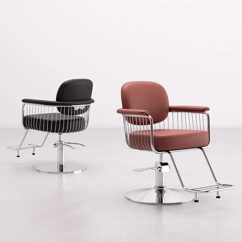 Silla De peluquero De belleza para barbería, taburete De maquillaje para salón, Silla De peluquero para pedicura, Silla reclinable para champú, Silla De Barbero, muebles para tatuajes