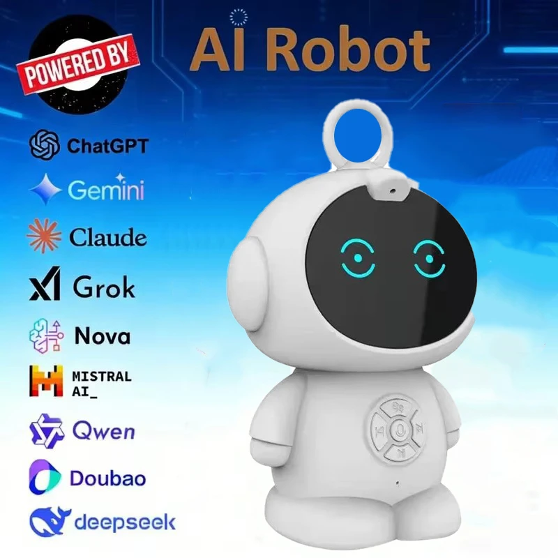 

Новый умный робот с искусственным интеллектом, Wi-Fi, игрушки для раннего образования для детей, распознавание речи и голос, интерактивная обучающая машина