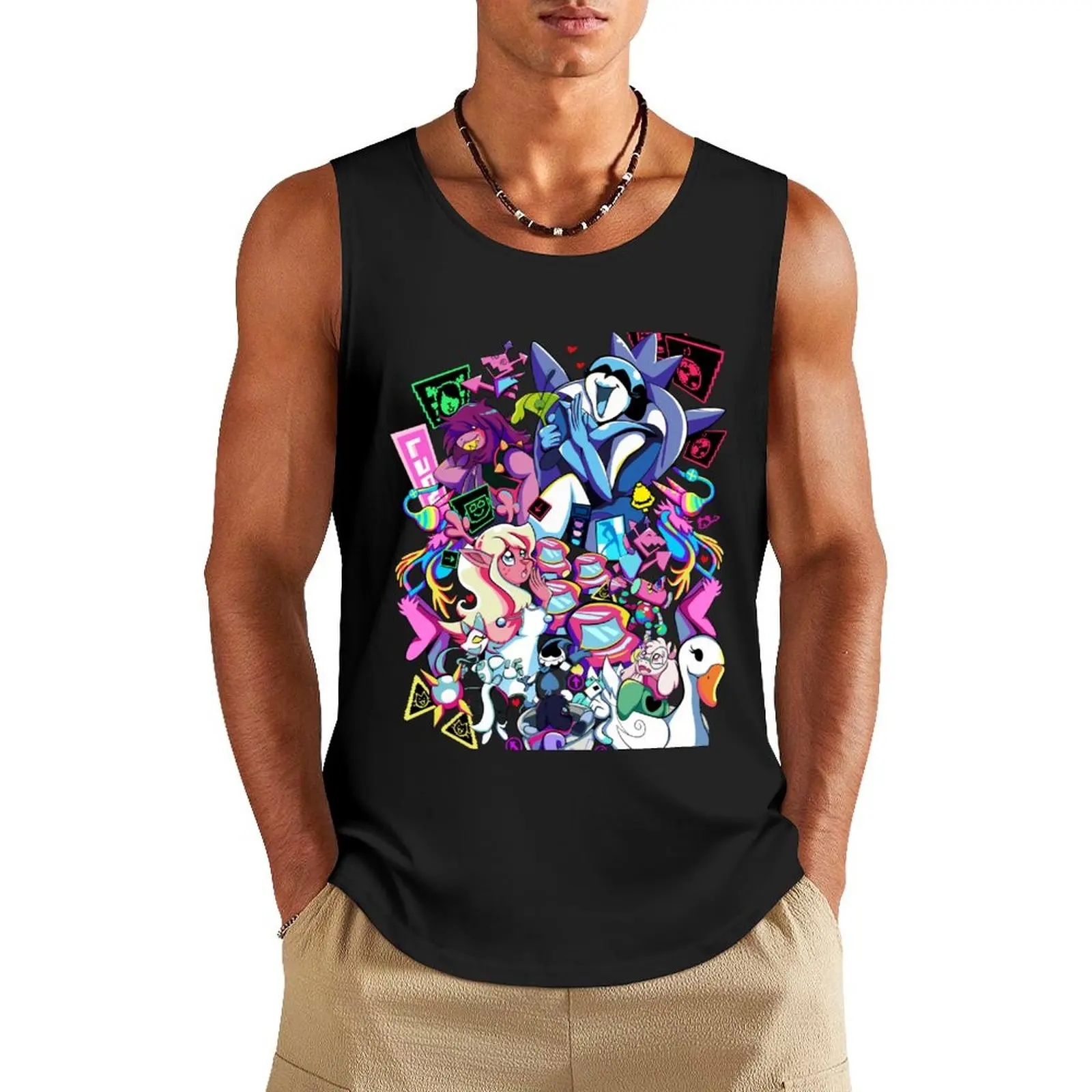 

DELTARUNE - Chapter 2 Tank Top T-shirt man bodybuilding t shirt Men's tops t-shirt gym man