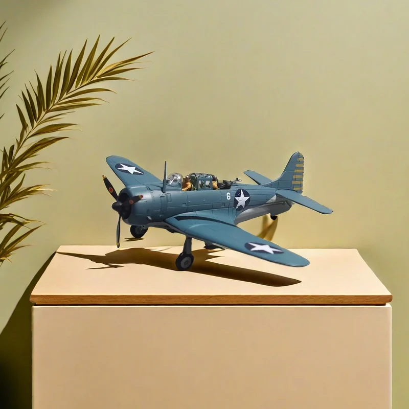 

2024 1:72 Scale Alloy Model Of The World War II SBD Dauntless Dive Bomber Simulates The Battle Of Midway Collecting Toy Gifts