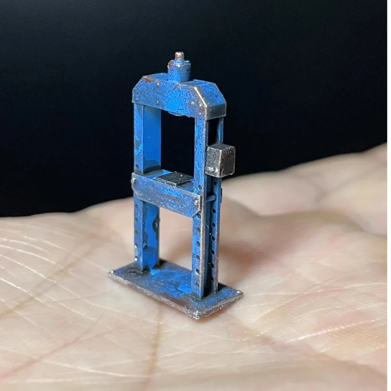 New 1/64 Car Bearing Press Model Garage Auto Repair Tool Shop Scene Accessory Miniature Anime Figures DIY Collection Display
