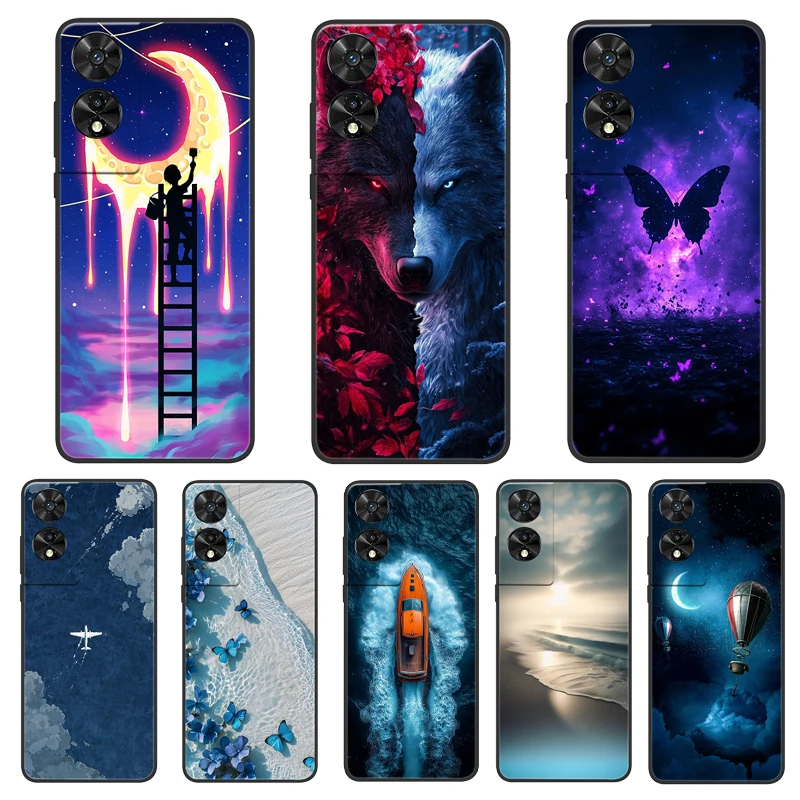 Para tcl 505/50 5g/50 se caso macio tpu silicone capas de telefone para tcl 50 5g casos pára-choques tcl 50se à prova de choque coque bonito capa