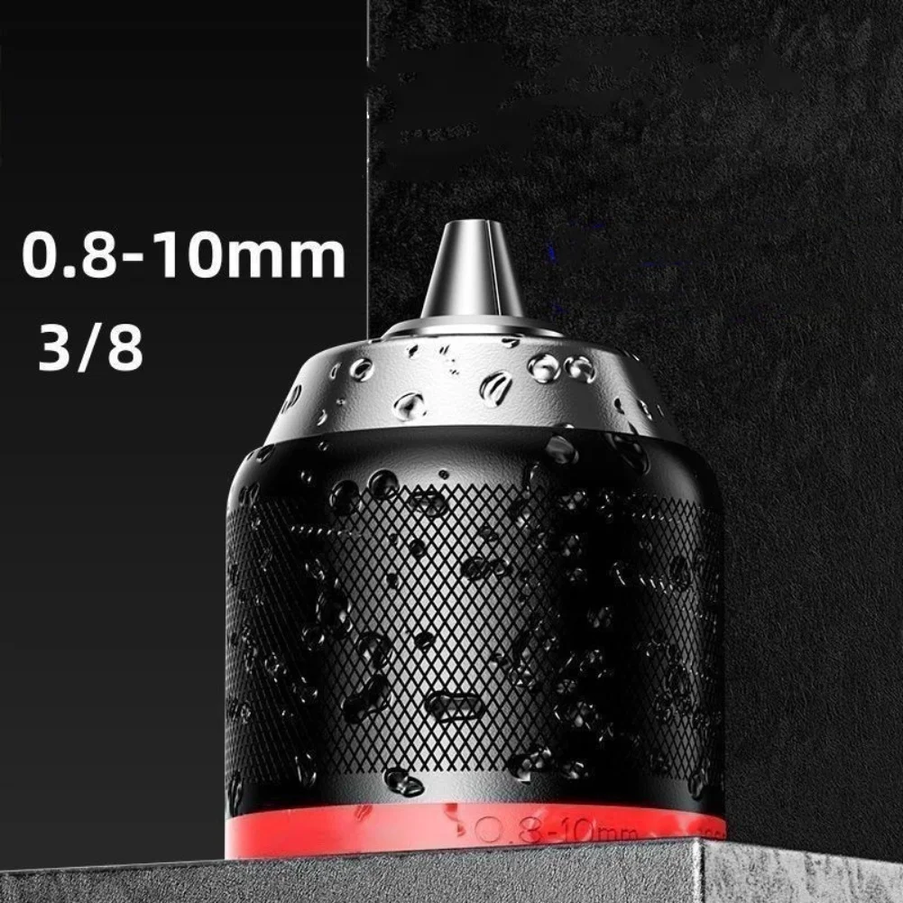 

0.8-10mm Thread Drill Chuck 3/8-24UNF Ratchet Keyless Drill Chuck Adapter Metal Drill Chuck For Electric Drills Power Tools