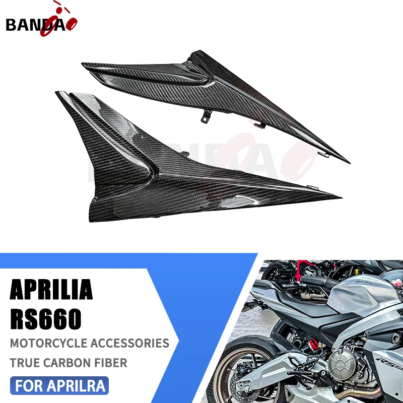 

For Aprilia RS660 RS 660 2020 2021 2022 2023 100% 3K Pure Carbon Fiber Motorcycle Accessories Tank side panels, fairing kit
