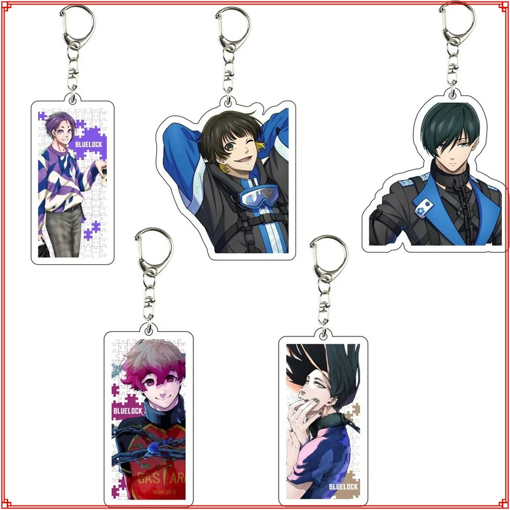 

Cartoon Anime Acrylic Keychain Fashion Backpack Pendant Keyrings Couple Car Key Chains Accessories Kids Exquisite Birthday Gifts