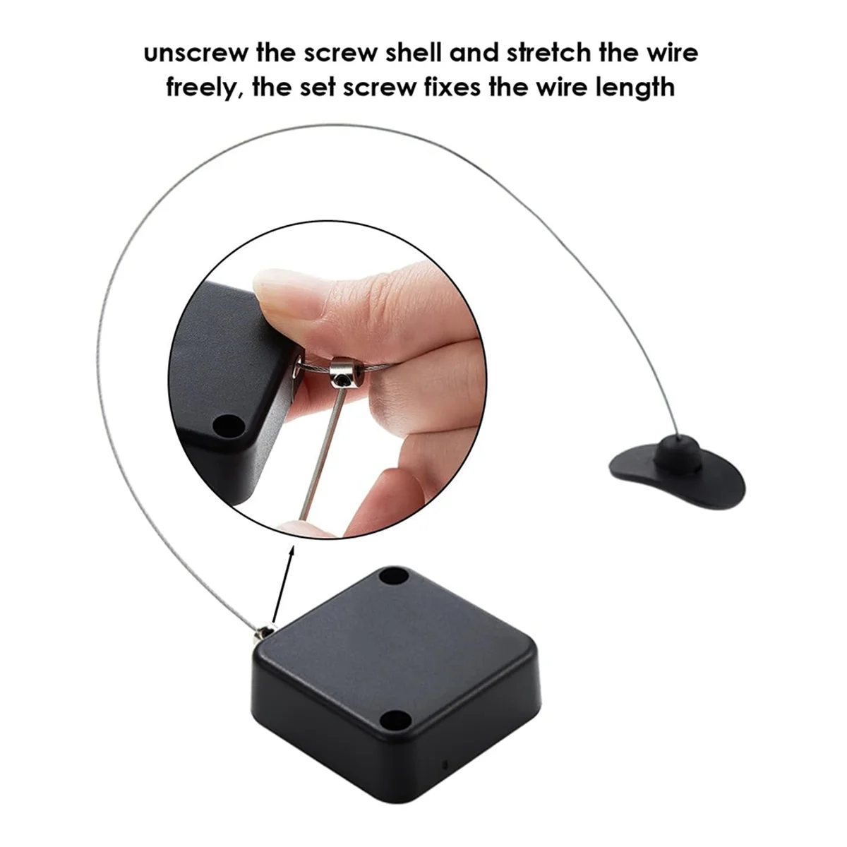 

Remote Control Tethers Retractable Remote Control Tethers Remote Cable Lock 6.6Ft /2M Remote Control Security Lock for TV and D