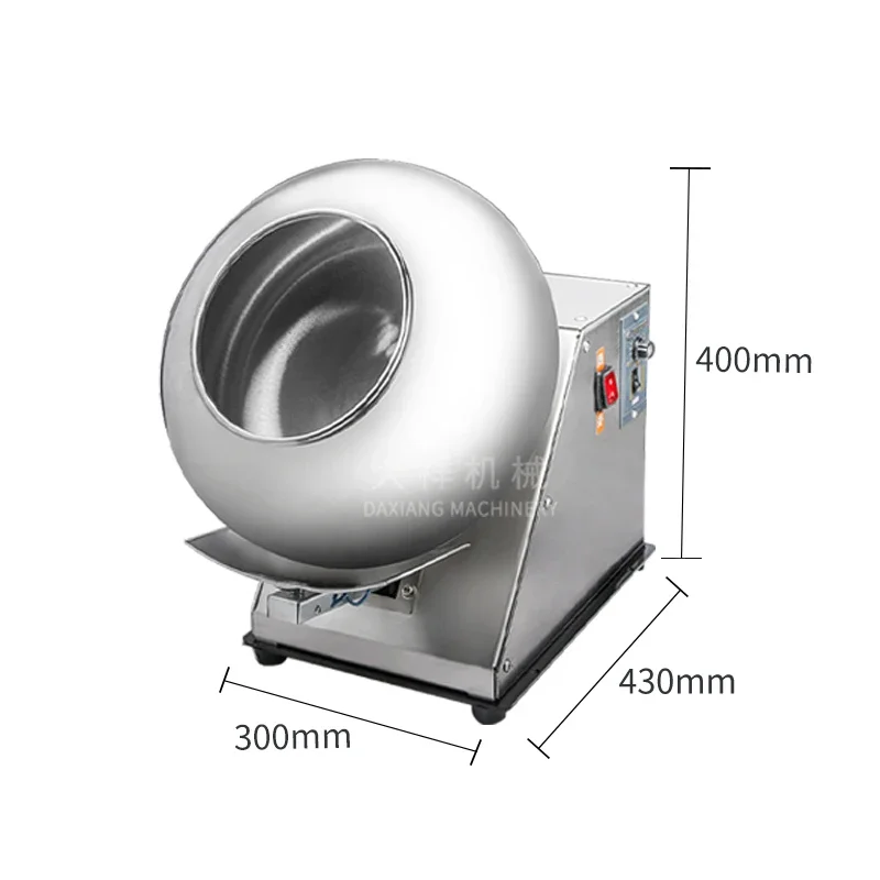 BY-300A Cheap Small Almond Cashew Nut Peanut Sugar Chocolate Counter Top Coating Machine