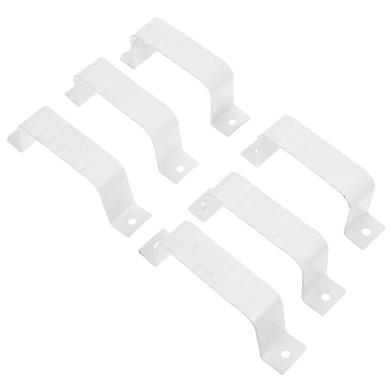 

6 шт. квадратные зажимы для желоба, металлические кронштейны для водосточной трубы, ремень для трубы с дождевой водой, зажим для уличной водопроводной трубы, крепежные аксессуары