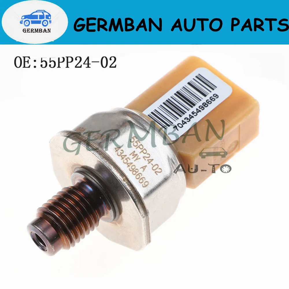 059130758K New Fuel Rail Pressure Sensor For Audi A4 A5 A6 C6 Q7 Phaeton Touareg 3.0 55PP24-02