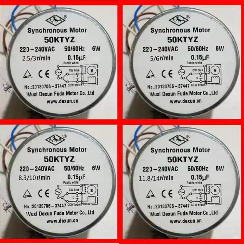 50KTYZ claw pole permanent magnet synchronous motor 220V micro AC deceleration pony up to 6W