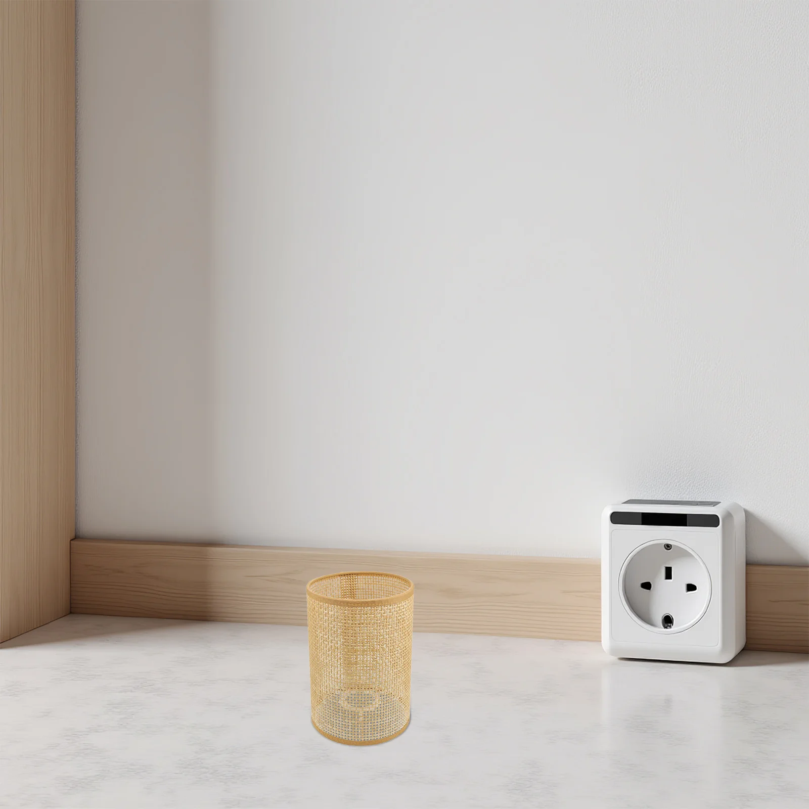 2 pçs rattan tecido abajur oco luz de teto capa quarto abajur casa hotel decorativo pendurado pingente trançado