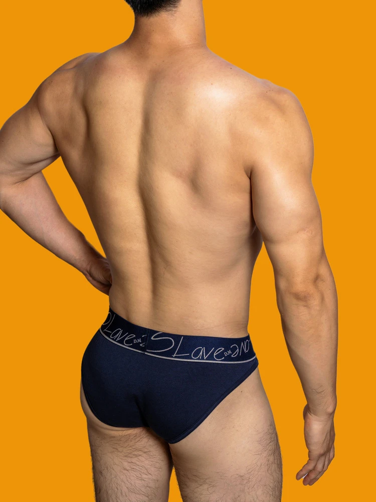 Ropa Interior Deportiva de Algodón de Cintura Baja para Hombre, Calzoncillos Triangulares con Bolsa, Letras Personalizadas, C...