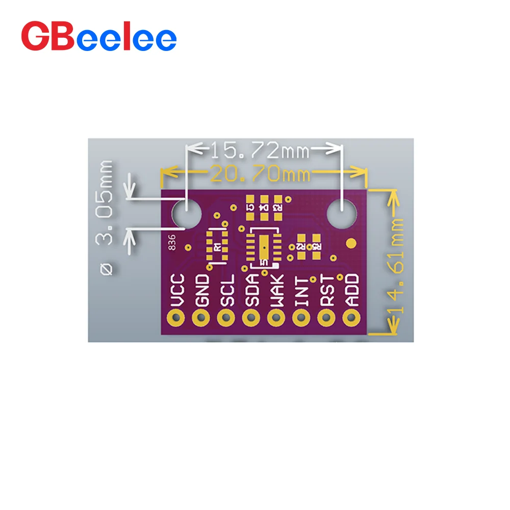 30PCS CCS811 Koolmonoxide Of Kooldioxide CO2 ECO2 T/V/O/C VOCs Luchtkwaliteit detectie Gas Sensor Module