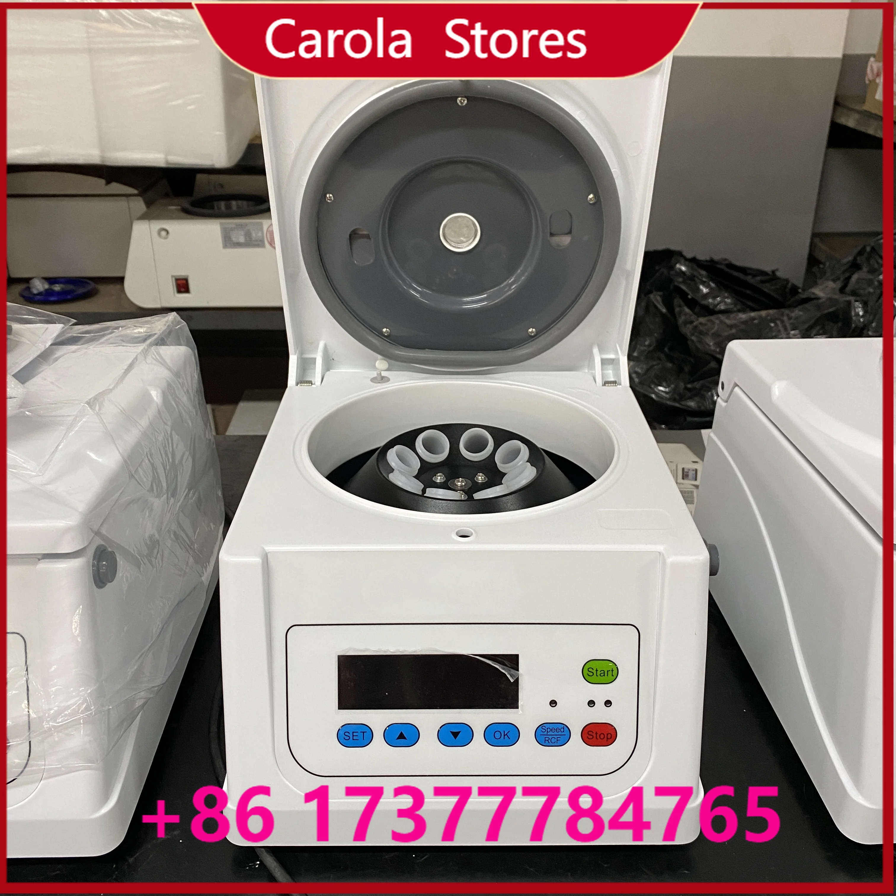 Micro Low Speed Lab Centrifuge Machine, 4000RPM for CGF PRF Test Tube Separation