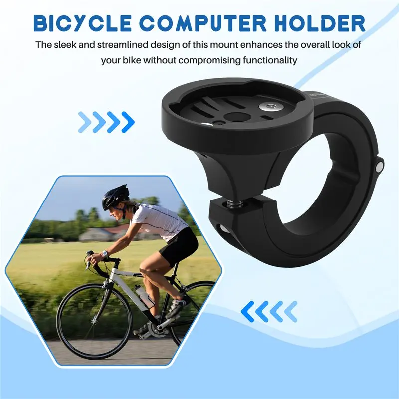 ABHS-Out Front Bicycle Computer Bracket Bike Front Lights Mount Bicycle Computer Holder Handlebar Mount view 2