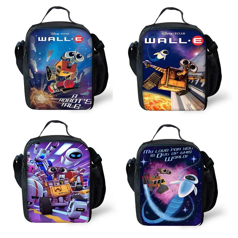 

Child Insulated Cute Anime Wall-E Large Capacity Bag for Boy and Girl Student Outdoor Picnic Resuable Thermal Cooler Lunch Box