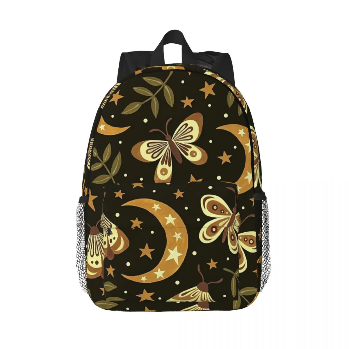 Moons And Moths Backpacks Teenager Bookbag Cartoon Students School Bags Laptop Rucksack Shoulder Bag Large Capacity