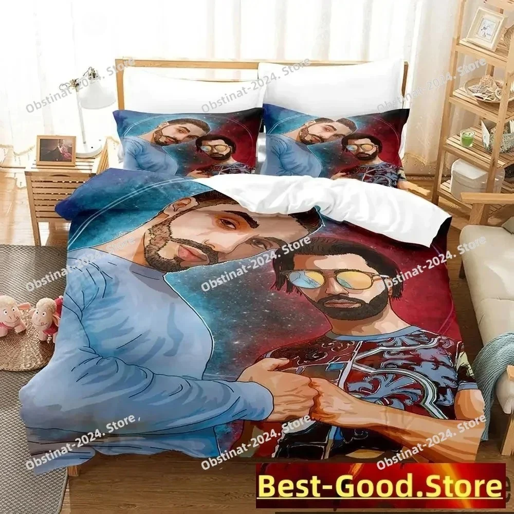 

3D Print PNL Rap Duo Bedding Set Boys Girls Twin Queen King Size Duvet Cover Pillowcase Bed boys Adult Home Textileextile