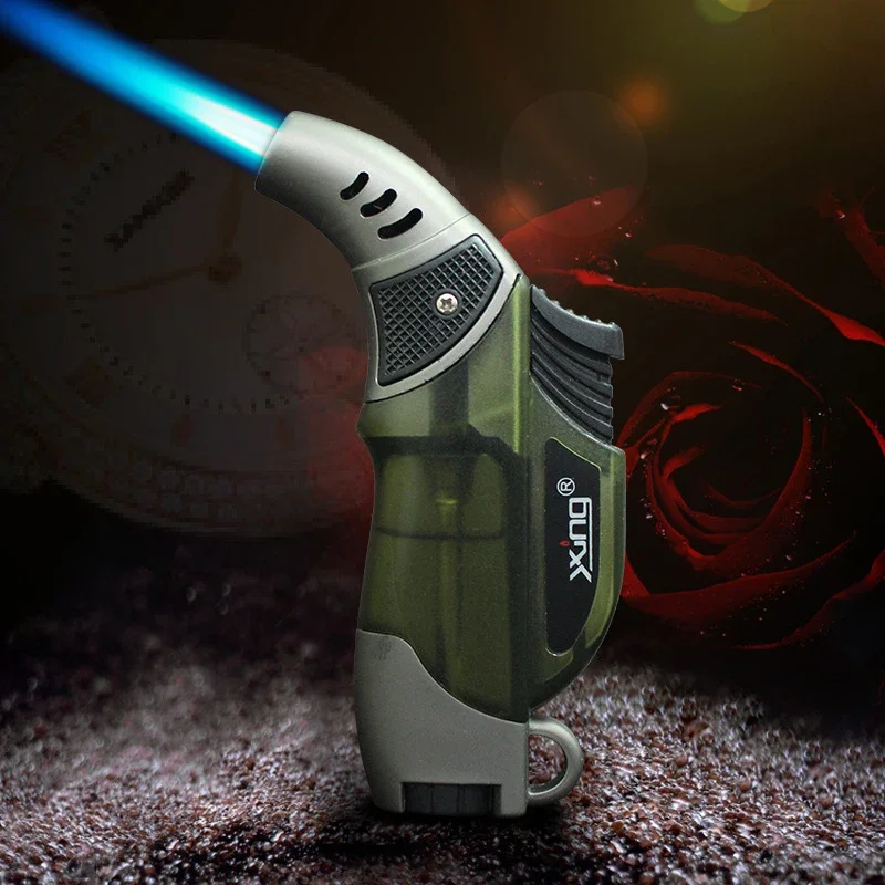 Butane Lighter Portable Turbo Jet Flame Lighters Torch Refillable Adjustable Gas Lighter Windproof Cooking BBQ Ignition Tools