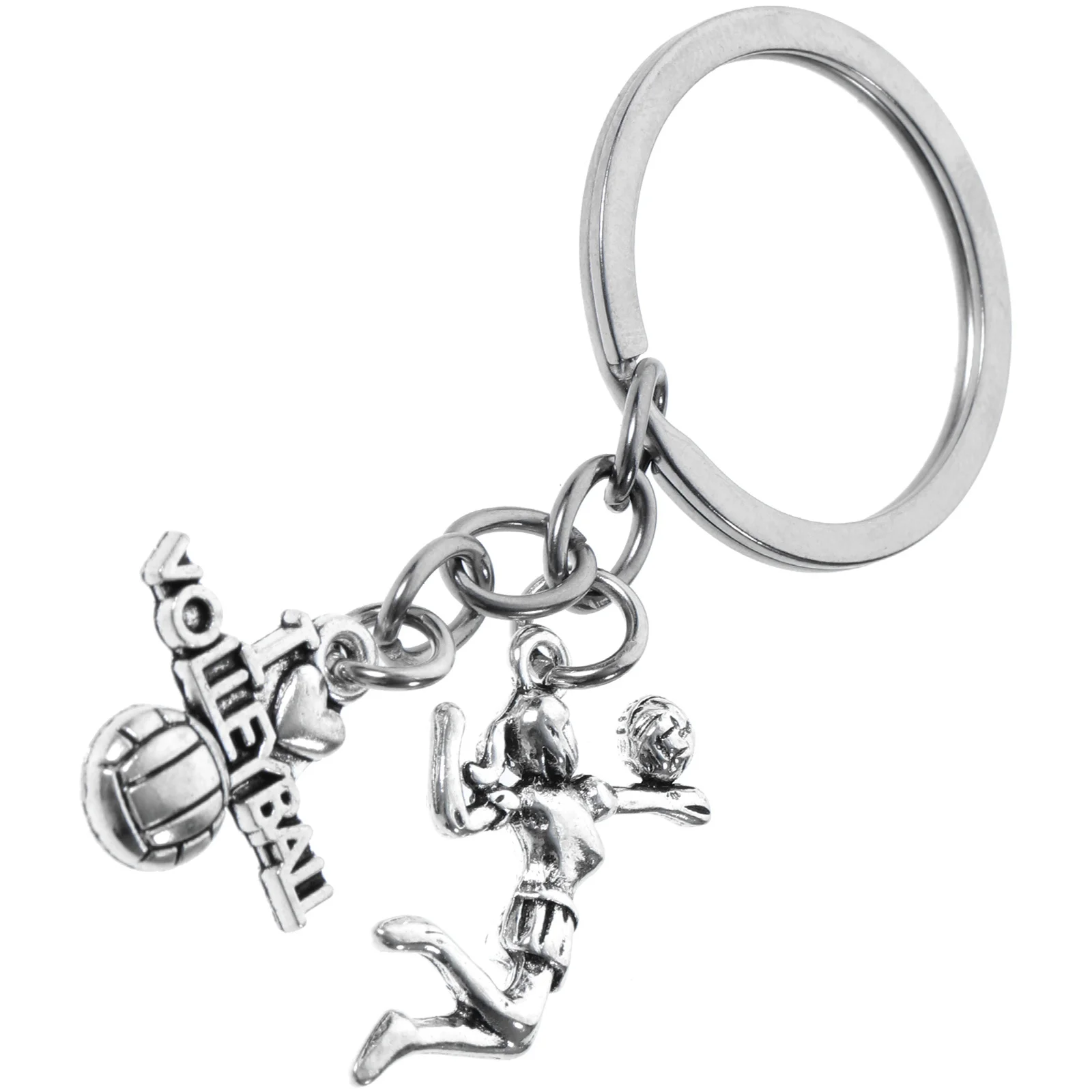 

Adorable Volleyball Keychain Bag Pendant Backpack Chains Decorative Compact Supply Ball-shaped