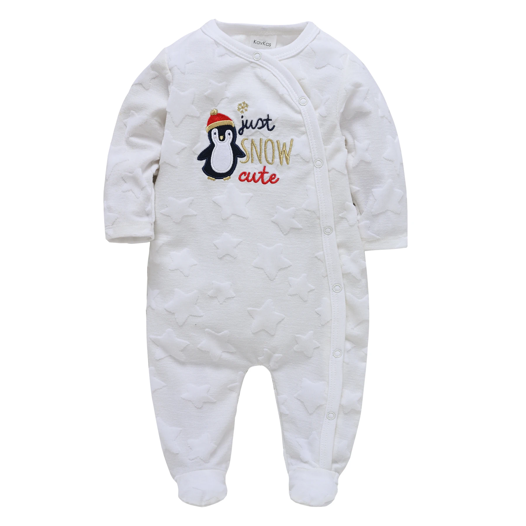 

Honeyzone Baby Romper Newborn One-Piece Penguin Print Playsuit Little Girl Boy Clothing Set Cotton Soft Cute Jumpsuits Body Suit