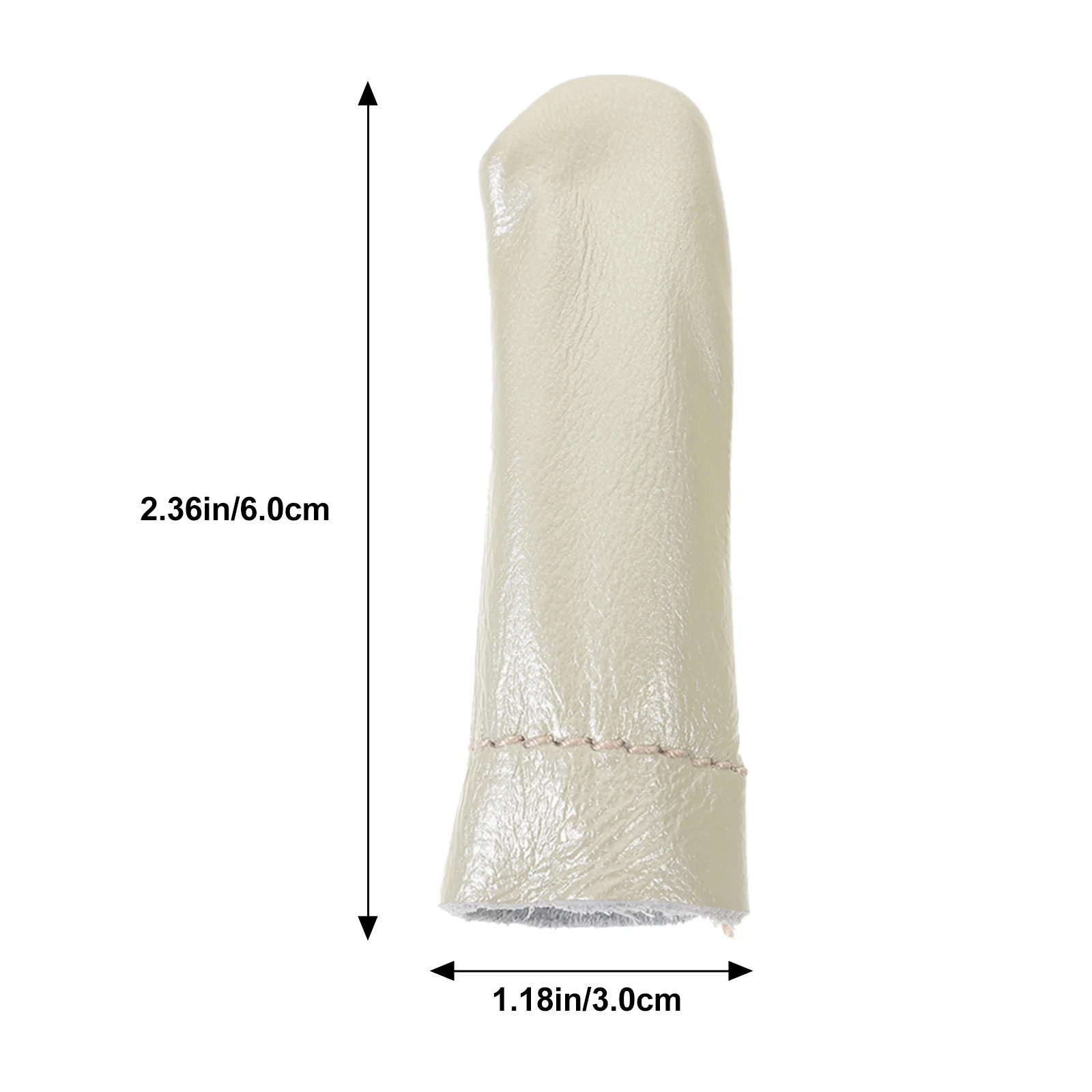 6Pcs Finger Protector for Needle Felting Sewing Craft Thumb Index Cover Thimble Cowhide Heat