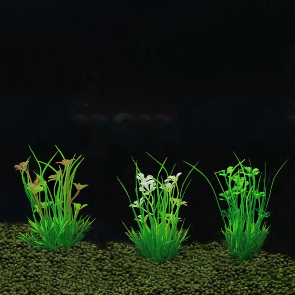 Artificial Aquarium Plants Aquatic Green Plant Aquarium Fish Tank Decoration 13cm Height Decoration Aquarium