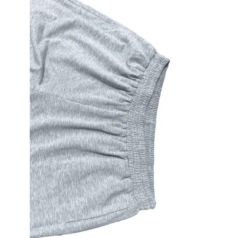 Большие размеры 1XL-5XL, женские брюки, весенняя уличная одежда, модные повседневные узкие брюки, женские однотонные вязаные спортивные штаны, одежда