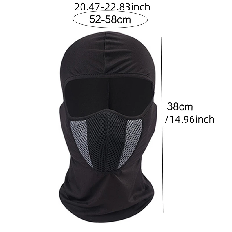 Tactical Balaclava Full Face Mask Hiking Cycling Camping Hunting Military Airsoft Cap Bike Head Cover Summer Men Women Ski Mask